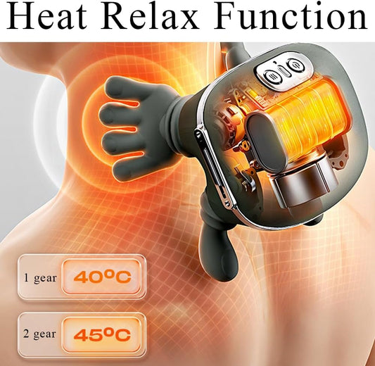 Hand-Style Neck & Shoulder Massager With Warmer
