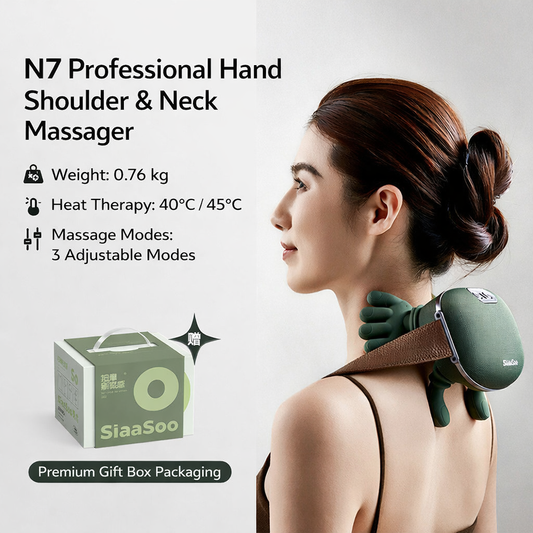 Hand-Style Neck & Shoulder Massager With Warmer